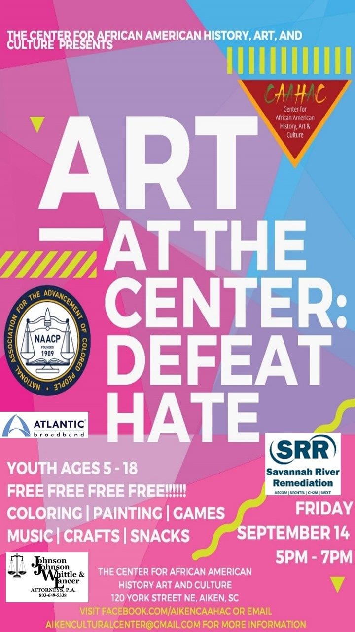 Art at the Center:  Defeat Hate